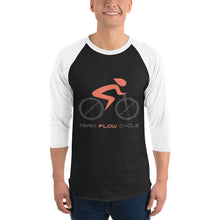 Load image into Gallery viewer, Team Flow Cycle 3/4 sleeve raglan shirt