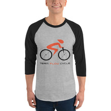 Load image into Gallery viewer, Team Flow Cycle 3/4 sleeve raglan shirt