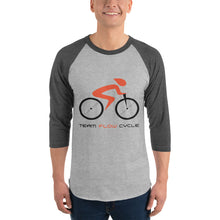 Load image into Gallery viewer, Team Flow Cycle 3/4 sleeve raglan shirt