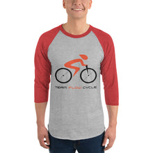 Load image into Gallery viewer, Team Flow Cycle 3/4 sleeve raglan shirt