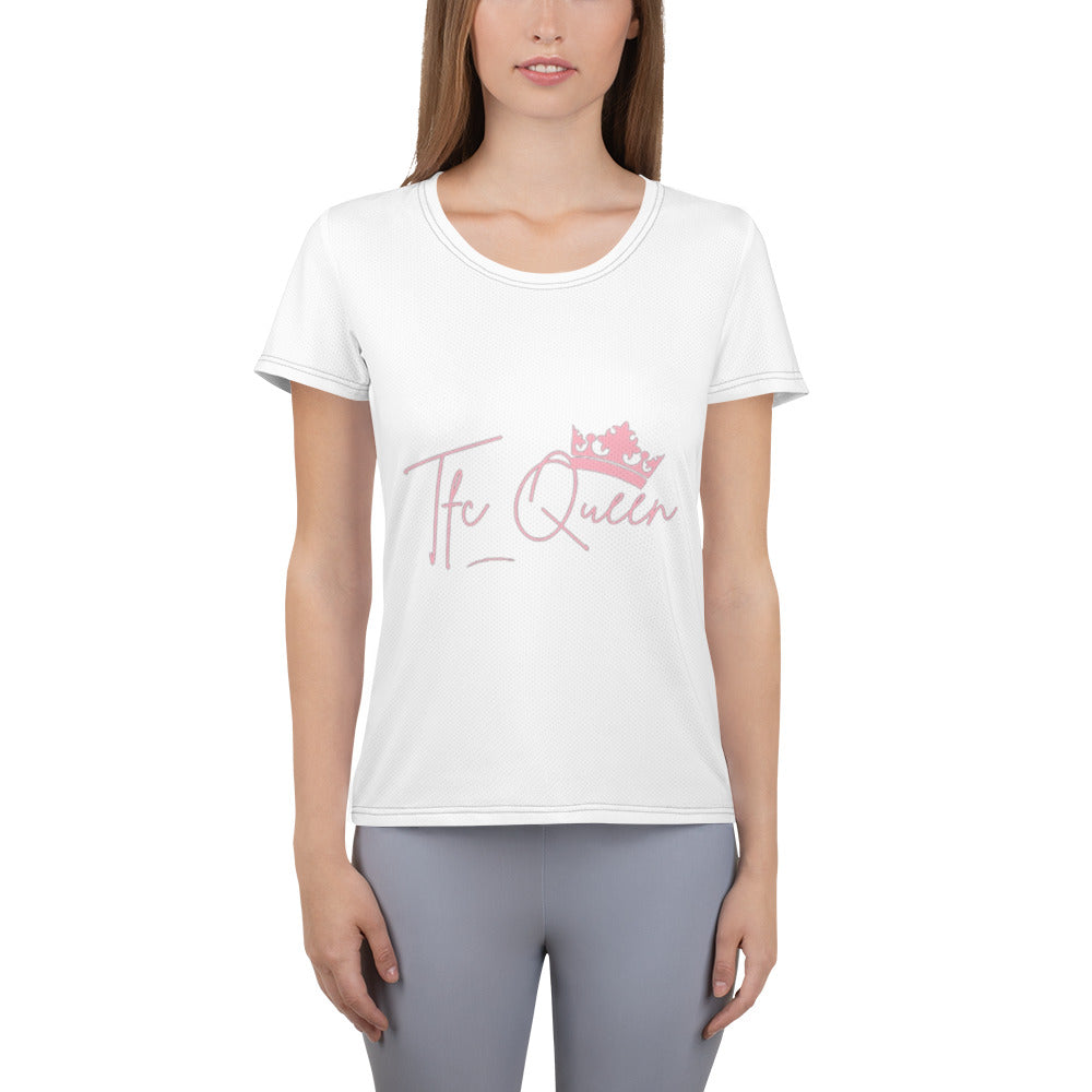 The Queen Women's Athletic T-shirt