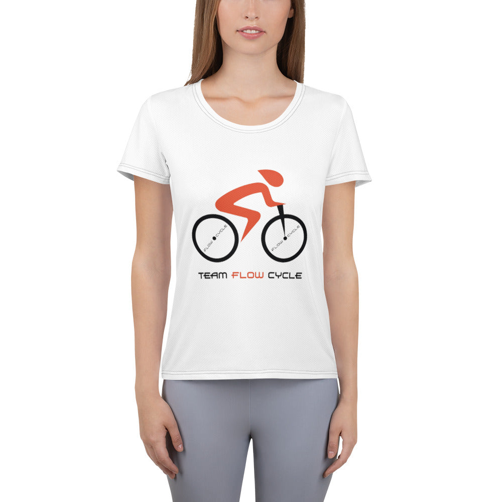 Team Flow Cycle Women's Athletic T-shirt