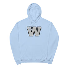 Load image into Gallery viewer, Alphabet &#39;W&#39; Fleece Hoodie
